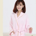 Super Soft Absorbent High Quality Luxury Custom Logo Women Bath Robe Hotel Premium Double Terry Hooded Bathrobe