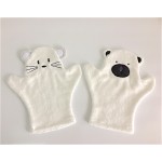 Super Soft High Quality Baby Bath Products Bath Mitten Bamboo Mitten BODY Mitten with Mouse Design