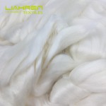Organic Long Bamboo Fiber Top Combed Sliver 3D*88MM for Woolen Spinning China Liahren Factory
