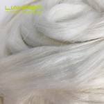 Ramie Fiber Top Sliver 2000NM*88MM Bleached White Combed Ramie Fiber
