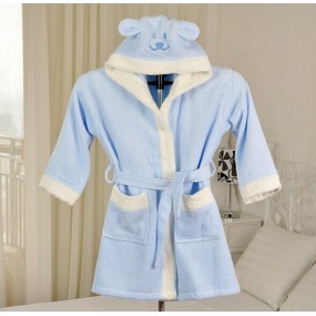 Wholesale Customized High Quality Bamboo Kids Bath Robes, Bamboo Children Bathrobe