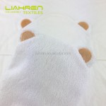 Liahren Organic Bamboo Baby Bath Mitten Bath Sponge Glove with Cute Animal Pattern