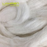 Ramie Fiber Top Sliver 2000NM*88MM Bleached White Combed Ramie Fiber