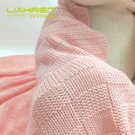 Baby Nap Knitted Girls Blanket High Quality Soft Organic 100% Bamboo Square Plain Solid Baby Blanket & Swaddling 100%bamboo