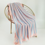 Homey Forte Breathable Lightweight Blanket for Summer Thin Comforter Quilt Cooling Blanket Faux Fur Chair Throw Babies Modern