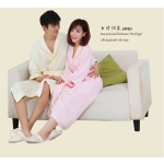 High Quality Original Design Star Hotel Unisex 100% Bamboo Terry Bathrobe Luxury Bathrobe Breathe Freely Bathrobe