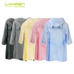 High Quality Soft Organic Bamboo Terry Bathrobe for Kids Wholesale Animal Design Hooded Bathrobe for Babies Thermal for Spring