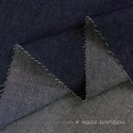 83%cotton17%Polyester 195gsm/5.7oz 180cm Plain No Stretch Ultra Soft Denim Fabric for Spring Summer Shirts