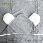 High Quality Organic Bamboo Baby Bath Towels 90*90cm Babies Towel With Hood Extra Soft Thick Newborn Hooded Baby Towels