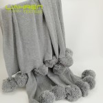 Soft Feeling 100%Cotton Knitting Baby Blanket  75*105cm Baby Knitted Blanket Comfortable Knit Baby Blanket