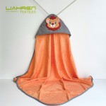 Organic Bamboo Baby Hooded Thick 500GSM Super Soft Breathable High Absorbent Bamboo Bath Towel fox Design Bamboo Hooded Towels