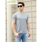 Luxury Bamboo Fiber T-shirt Super Soft 95% Bamboo 5%Spandex Organic Bamboo Men T Shirt O-Neck Men T Shirt