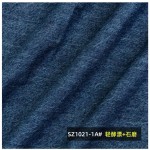 100%cotton 420gsm/12.4oz 180cm Ultra Soft Marble Pattern Cotton Twill Denim Fabric for Coat and Pants