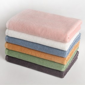 New Product in Stock High Quality 510gsm Supper Soft Bamboo Cotton Bath Towel Set Organic Bamboo Plain Adults Bath Towel Set