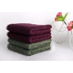 Supper Soft Thick 580 GSM Hand Towels Bamboo Cotton A/B Yarn Color Fiber Classical Style Brown Grey Towel Set