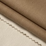 Merino Mixed Bamboo Acrylic Spandex Fabric 280gsm Soft Warm Brushed Rib Fabric for Long Sleeved Knitted Sweater Fabrics