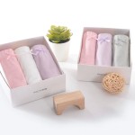 Top Quality 95%Bamboo 5%Spandex Jersey Girls Bamboo Brief Triangle Underwear Children Boxer Underwear