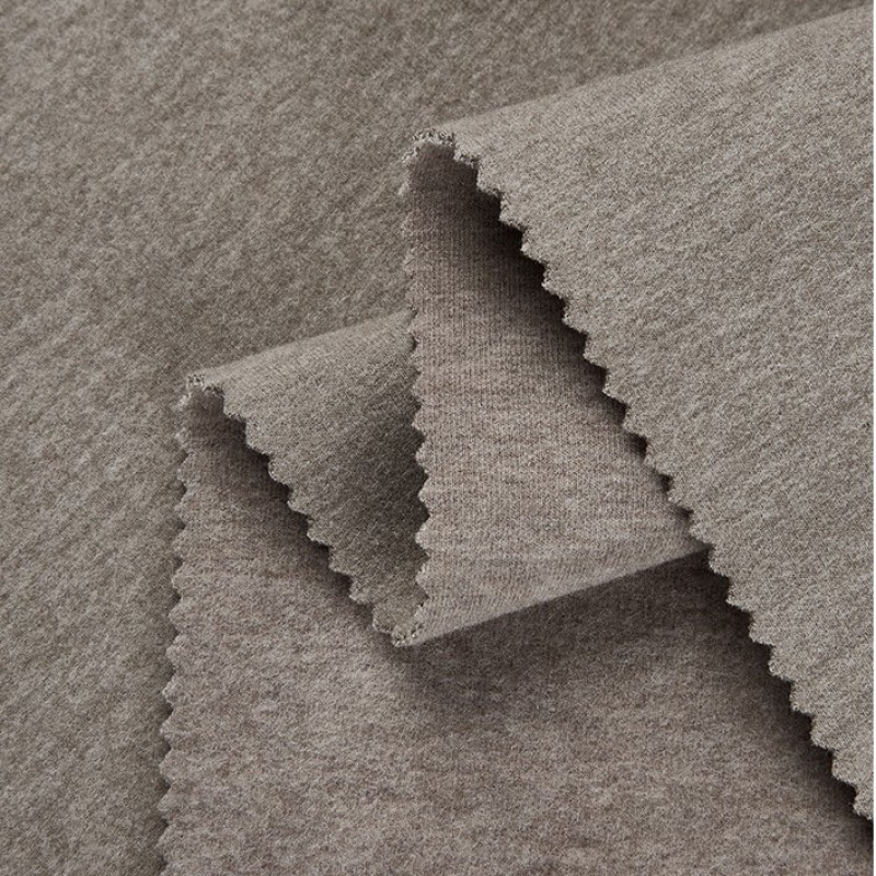 Merino Mixed Fabric 280gsm Soft Warm Brushed Wool Air Fleece Fabric for Hoodies Sweatshirts Sweatpants Sportswear Fabrics