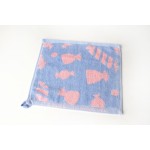 NEW Design Luxury Bamboo Towels | 2 Size Hand Facial Towel and Washcloth Cartoon Jacquard Child Kids Baby Bathroom Towel Sets