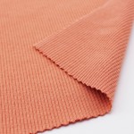 High-Quality 90%Organic Bamboo 10%Spandex 300GSM Bamboo Fabric 2x2 Rib Stretchy Fabric for Summer Tshirt and Loungewear