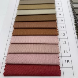 79.5% Organic Cotton 19% Polyester 1.5% Spandex 190gsm Stretch Twill  Soft Sustainable Fabric for Jackets & Workwear