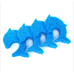 Natural Material Bath Sponge Sponge Lovely Customized Cartoon Shape Cellulose Mesh Bath Sponge