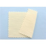 New 27% Organic Cotton 67%Recycle Polyester 6%Spandex Jersey 230gsm 165cm Slubbed Jacquard Knit Fabric for Women's Apparel