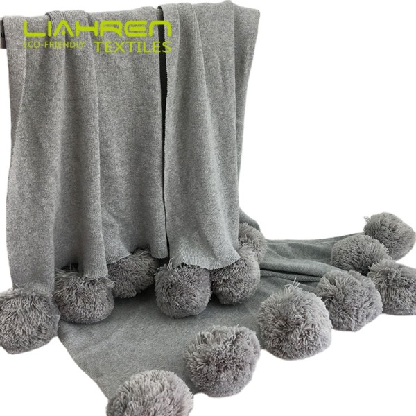 Soft Feeling 100%Cotton Knitting Baby Blanket  75*105cm Baby Knitted Blanket Comfortable Knit Baby Blanket