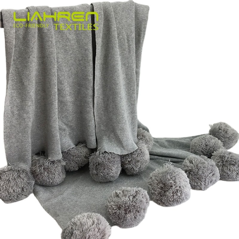 Soft Feeling 100%Cotton Knitting Baby Blanket  75*105cm Baby Knitted Blanket Comfortable Knit Baby Blanket