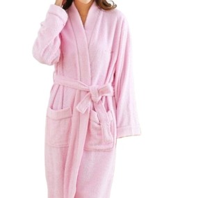 High Quality Luxurious Soft Men and Woman Sleepwear Organic Bamboo Bathrobe Long Absorbent Terry Bath Robe for Woman