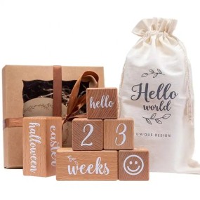 Wooden Blocks Supplier - Hot Selling Newborn Monthly
