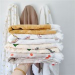 Baby Blanket Supplier - Ins Floral Tassel Gauze