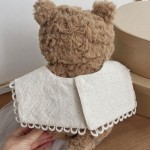 Baby Bib Factory - Adjustable Lace-Trimmed Bow