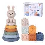 Block Toy Factory - Soft Silicone Stacking Tower