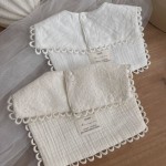 Baby Bib Factory - Adjustable Lace-Trimmed Bow