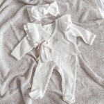 Baby Set Manufacturer - Long Sleeve Romper Bow Shorts