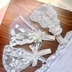 Hairband Set Manufacturer - Elegant Floral Embroidered Lace