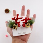 Hair Clip Factory - Christmas Reindeer Antler Bells