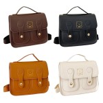 Children Backpack Factory - Vintage PU Cartoon Bear