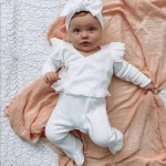 Baby Set Manufacturer - Long Sleeve Romper Bow Shorts