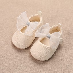 Baby Shoes Supplier - Cute White Lace Christening