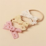 Hair Scrunchies Factory - Lace Heart Bow Soft