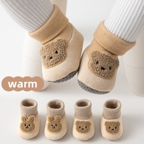 Floor Socks Factory - Natural Bear Rabbit Thickened