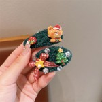 Hair Clip Manufacturer - New Alloy Bow Christmas Theme
