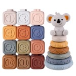 Block Toy Factory - Soft Silicone Stacking Tower