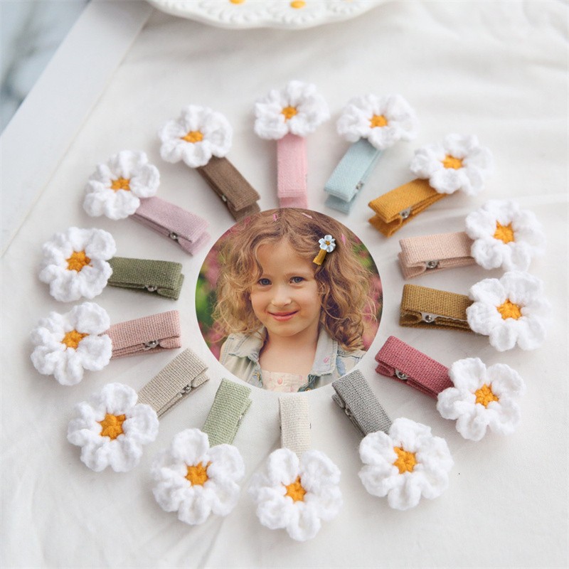 Hair Clip Manufacturer - Five Petal Flower Bow Handmade