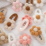 Hair Clip Manufacturer - Handmade Crochet Daisy Petal