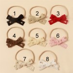 Hair Scrunchies Factory - Lace Heart Bow Soft