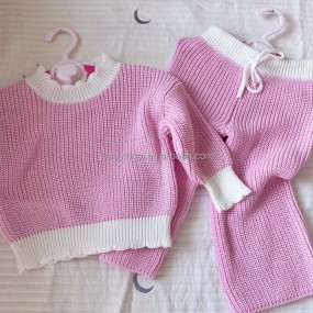 Girls Clothing Set Factory - Hot Selling 2pcs Knitwear