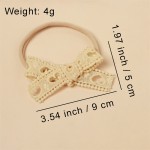 Hair Scrunchies Factory - Lace Heart Bow Soft